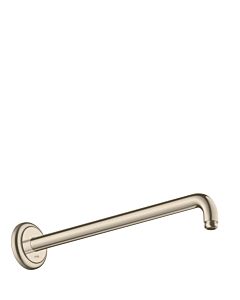 hansgrohe arm 27348820 389mm, 90 degree angle, wall mounting, brushed nickel
