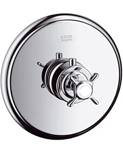 hansgrohe Fertigmontageset Axor Montreux 16810820 Unterputz Thermostat, Kreuzgriff, brushed nickel