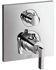 Axor Citterio hansgrohe 39700000 concealed thermostat, with shut-off valve, lever handle, chrome