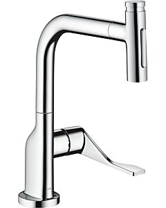 hansgrohe Select single-lever sink mixer 39863000 with pull-out spray, chrome