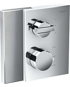hansgrohe Axor Edge hansgrohe Axor Edge chrome, diamond cut, thermostat, concealed, 2x consumers