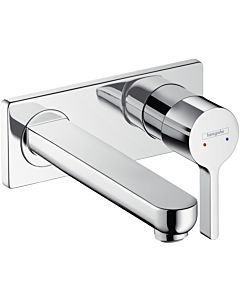hansgrohe Metris S Wash basin wall fitting 31163000 Concealed wash basin fitting, spout 225mm, chrome