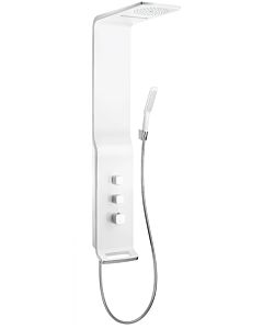 hansgrohe Raindance Lift shower panel 27008400 chrome / white, surface-mounted, with hand shower