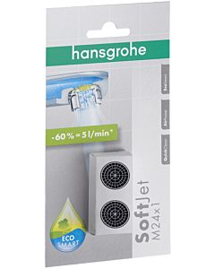 hansgrohe aerator set 13182000 M 24x1, with flow limiter, 5 l/min, chrome