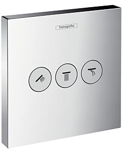 hansgrohe ShowerSelect Ventil Unterputz 15764000 für 3 Verbraucher, chrom