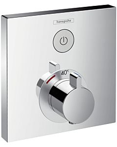 hansgrohe ShowerSelect Fertigmontageset 15762000 UP-Thermostat, für 1 Verbraucher, chrom
