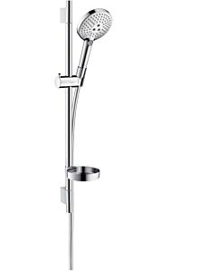 hansgrohe shower set Raindance Select 26630000 S 120, chrome, with Unica shower rail 65 cm
