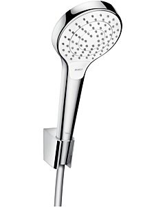 hansgrohe Croma Select S Vario Wannenset 26411400 weiss-chrom, 160 cm Schlauch Isiflex