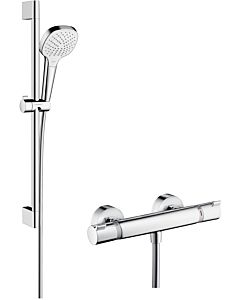 hansgrohe Croma Select E Combi shower set 27081400 white-chrome, 65 cm shower set