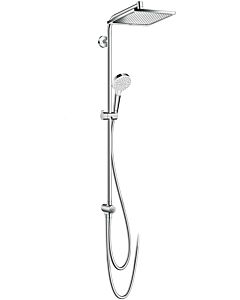 hansgrohe Reno Crometta E 240 Showerpipe 27289000 chrom, 1jet, EcoSmart., 9 l/min, 24 x 24 cm