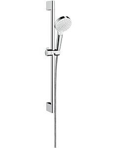 hansgrohe Crometta Vario shower set 26532400 white chrome, with 65 cm shower bar