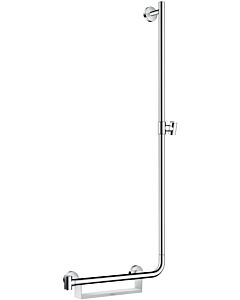 hansgrohe Unica shower bar 26404400 1100mm, white/chrome, right