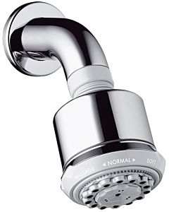 hansgrohe Clubmaster overhead shower 26606000 9 l/min, d= 85mm, with shower arm, 3jet EcoSmart, chrome