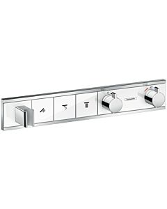 Hansgrohe RainSelect shower thermostat 15356400 chrome-white, for 3 Verbraucher