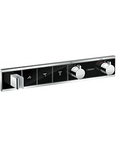 Hansgrohe RainSelect shower thermostat 15356600 chrome-black, for 3 Verbraucher