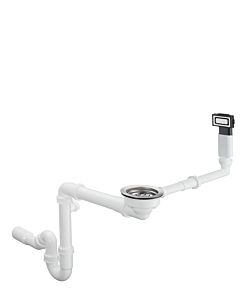 hansgrohe 660 waste / overflow set 43921800 manual, for single basin, D14-10 BSO, stainless steel