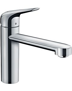 hansgrohe Focus M42 kitchen faucet 120 1jet 71806000 swivel spout 360°, chrome