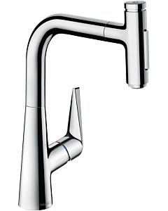 hansgrohe Talis kitchen faucet 72824000 chrome, pull-out spray, 2 pieces