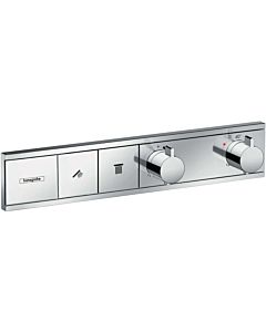 hansgrohe RainSelect thermostat 15380000 chrome, 2x consumer, concealed