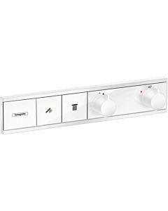 hansgrohe RainSelect thermostat 15380700 matt white, 2x consumer, concealed