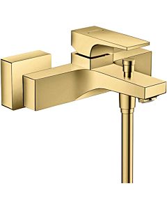 hansgrohe Metropol single lever bath mixer 32540990 exposed, projection 180 mm, polished gold optic