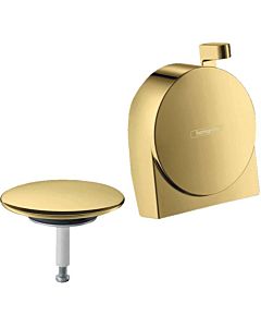 hansgrohe Exafill S trim set 58117990 bath spout, with flood jet, polished gold optic
