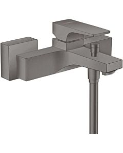 hansgrohe Metropol single lever bath mixer 32540340 exposed, projection 180 mm, brushed black chrome