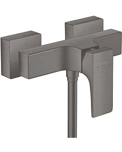 hansgrohe Metropol single lever shower mixer 32560340 exposed, brushed black chrome
