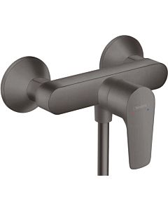 hansgrohe Talis E single lever shower mixer 71760340 exposed, brushed black chrome