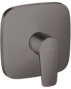 hansgrohe Talis E hansgrohe Talis E concealed single lever shower mixer, brushed black chrome