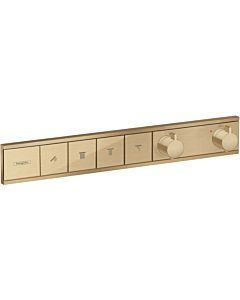 hansgrohe RainSelect 15382140 brushed bronze, thermostat, 4x consumer, flush mounted