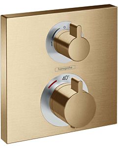 hansgrohe Ecostat Square final assembly set 15714140 Thermostat, 2 Verbraucher , concealed, brushed bronze