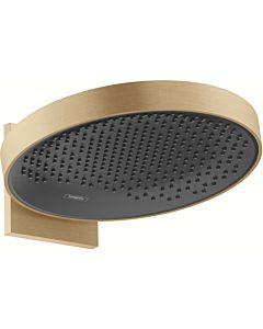 hansgrohe Rainfinity shower 26230140 1jet, with wall connection, projection 273 mm, brushed bronze