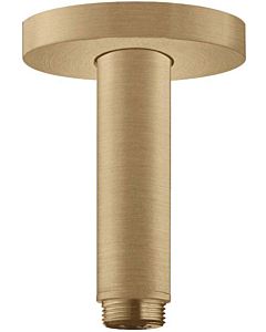hansgrohe S ceiling connection 27393140 100mm, brushed bronze, DN 15, round rose