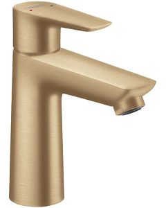 hansgrohe Talis E single lever basin mixer 71712140 5 l/min, without pop-up waste, brushed bronze