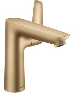 hansgrohe Talis E single lever basin mixer 71754140 with waste set, projection 141 mm, brushed bronze