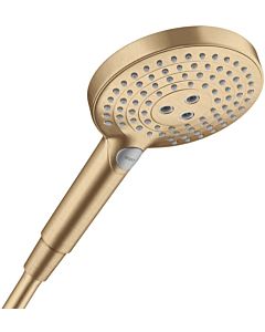 hansgrohe Raindance Select S hand shower 26530140 DN 15, 3jet, shower head Ø 125 mm, brushed bronze