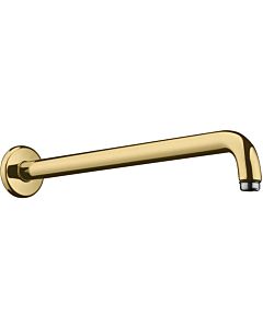 hansgrohe arm 27413990 polished gold optic, 90 °, 389 mm