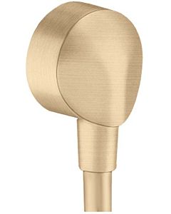 hansgrohe Fixfit E hose connection 27454140 without backflow preventer, brushed bronze