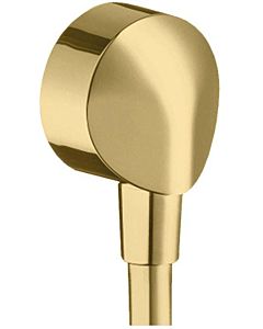 hansgrohe Fixfit E hose connection 27454990 DN 15, without backflow preventer, polished gold optic