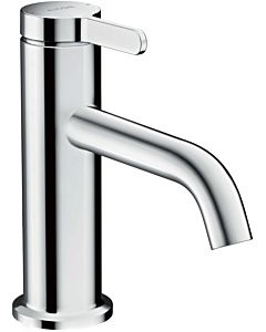 hansgrohe Axor One basin mixer 48001000 projection 130mm, with lever handle and waste set, chrome