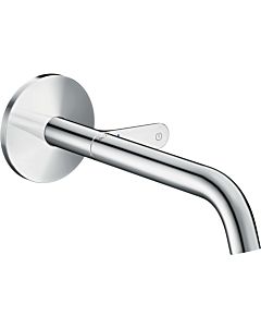 Axor One hansgrohe 48112000 concealed basin mixer, wall mounting, with spout 220mm, chrome