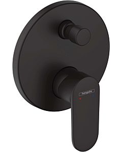 hansgrohe Vernis Blend trim set 71467670 concealed bath mixer, with integrated safety combination, matt black