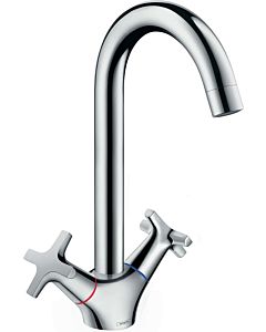 hansgrohe Logis sink two-handle fitting 71283000 1jet, chrome