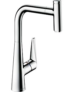 hansgrohe Talis single-lever sink mixer 72826000 with pull-out spout, 1jet, 4.4 l/min, chrome