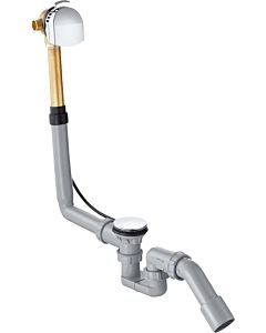hansgrohe bathtub inlet, drain and overflow set 58303310 Exafill complete set for normal bathtubs BRG