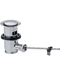hansgrohe Axor waste set 51302330 with pull rod, for basin/bidet mixer, polished black chrome