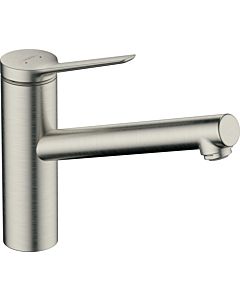 hansgrohe Zesis M33 150 kitchen faucet 74802800 1jet, swivel range adjustable, stainless steel finish