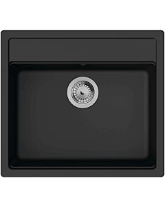 hansgrohe built-in sink 43359170 550x490mm, graphite black