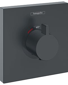 hansgrohe ShowerSelect Set de finition haut débit 15760670 thermostatique encastré, noir mat
